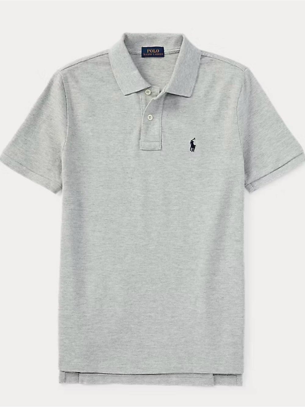 Polo Ralph Lauren The Iconic Mesh Polo Shirt Boys Size 7 in Light Grey